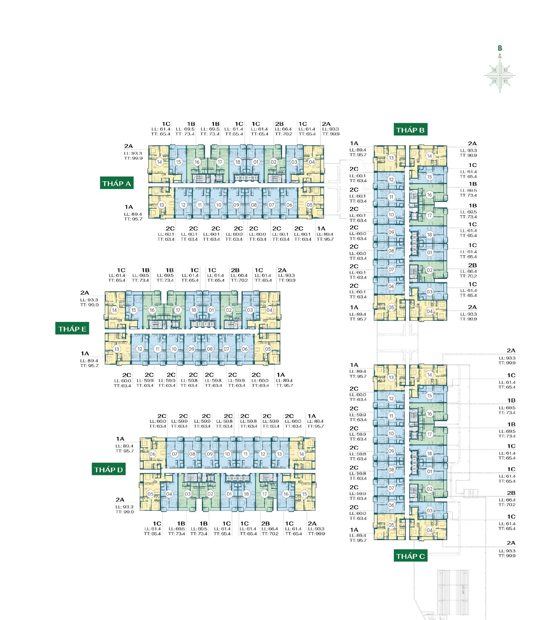 Mặt bằng tầng điển hình MT Eastmark City