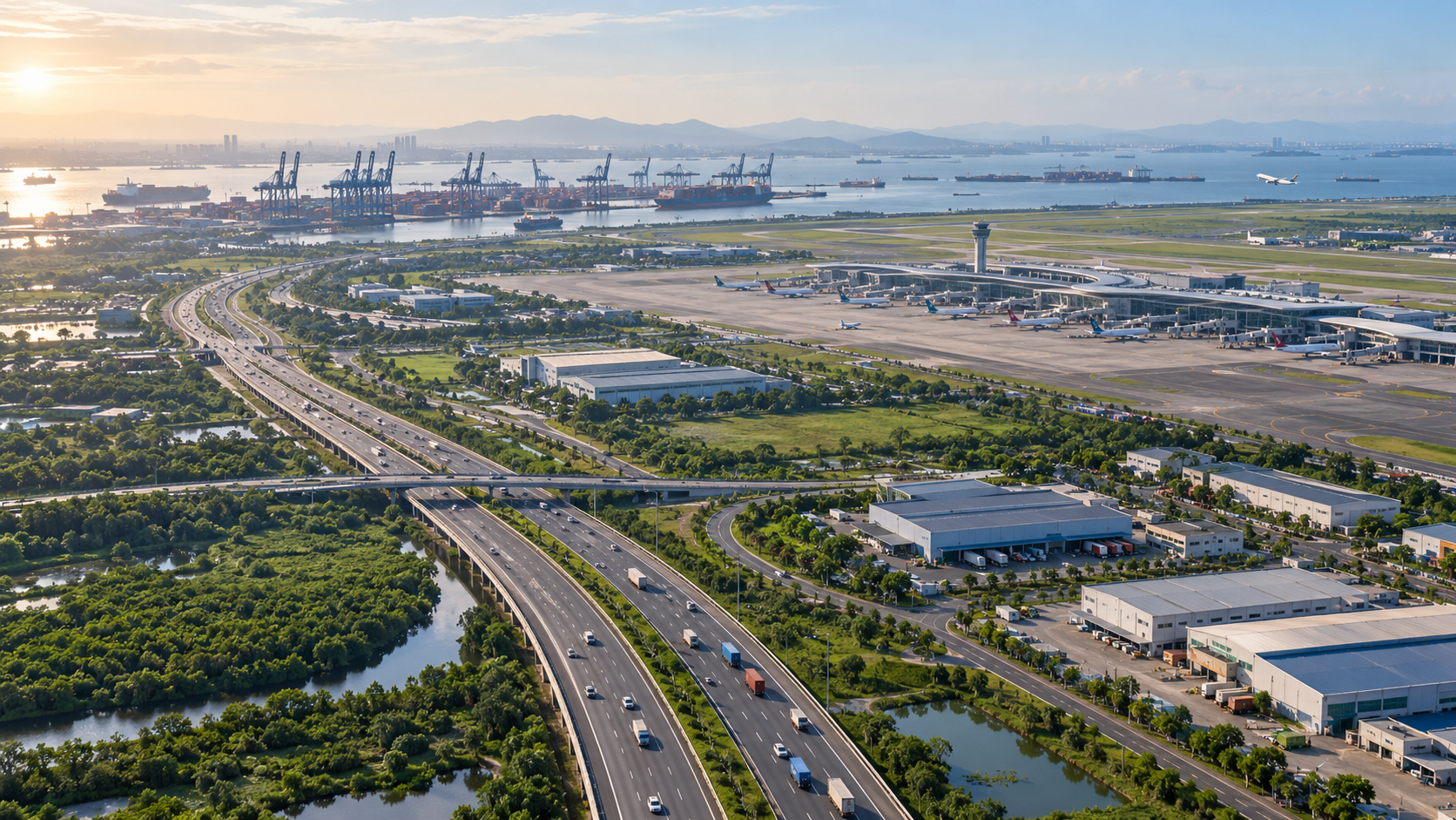 Cao tốc kết nối sân bay Long Thành, cảng biển và khu logistics